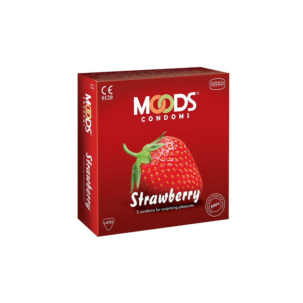 moods condoms strawberry 3's moods condoms strawberry 3's